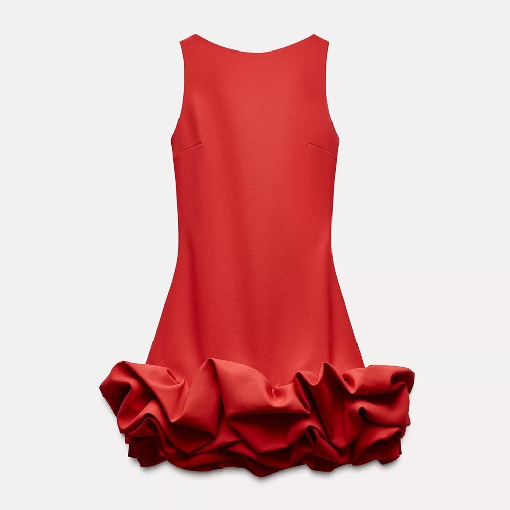 Zara Elegant Red  Dress